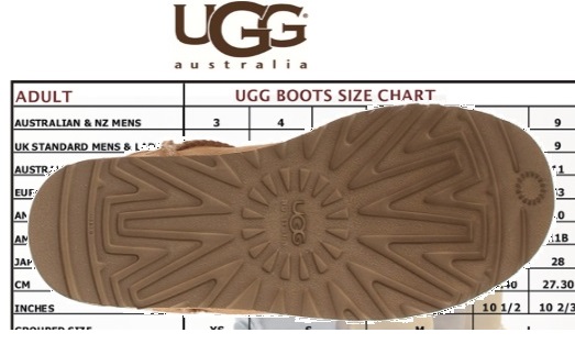 UGG ブーツのサイズ感
